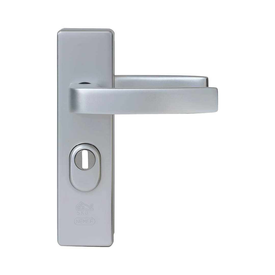 Nemef Veiligheidsbeslag voor Deur 3417-II - Aluminium Zilver - SKG